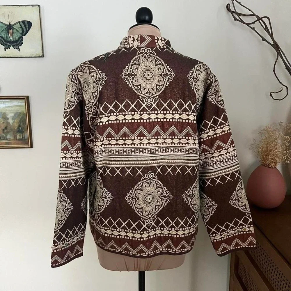 Vintage‎ Flashback Brown Tapestry Jacket